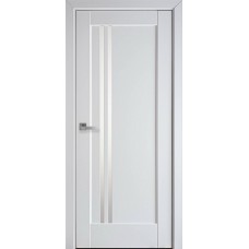 Двери Делла (Белый матовый, стекло сатин)