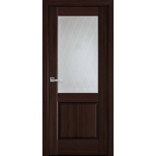 Двери Эпика (Каштан, стекло сатин и рисунок Р2)