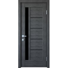 Двери Грета (Grey new, стекло черное)