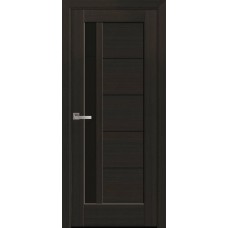 Двери Грета (Венге new, стекло черное)