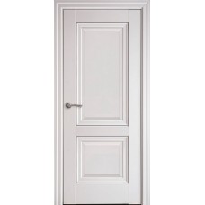 Двери Имидж (Белый матовый, глухие с молдингом)