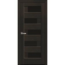 Двери Пиана (Венге new, стекло черное)