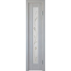 Двери Рада (Ясень new, стекло сатин и рисунок Р3)