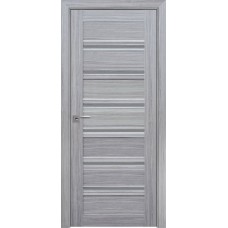 Двери Венеция С1 (Жемчуг серебряный, стекло графит)