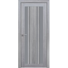 Двери Верона С2 (Жемчуг белый, стекло графит)
