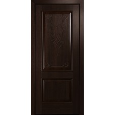 Двери Вилла (Каштан, глухие с гравировкой)